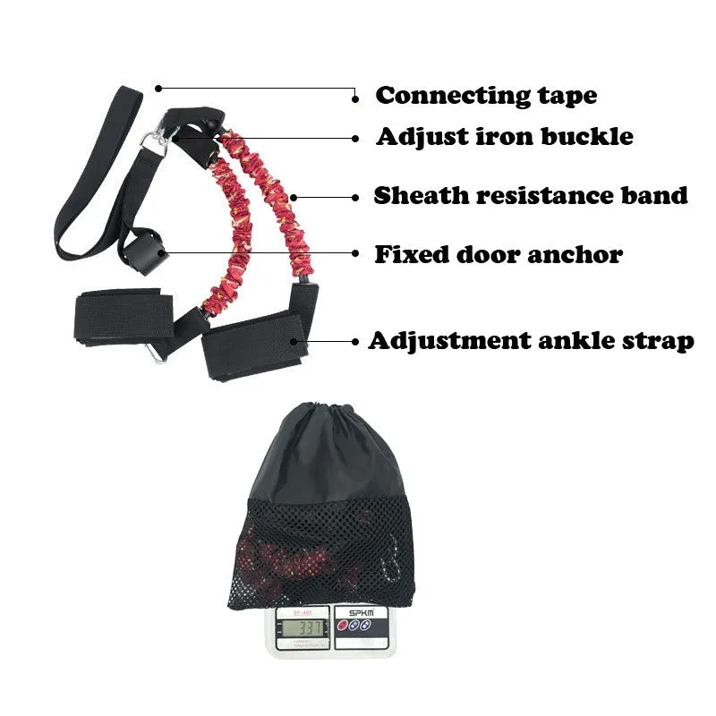 Fitness Exercise Bands Resistance Bands Gymnastics Bands Training / Yoga / Pilates / Fitness with 18kg tensile strength - Black