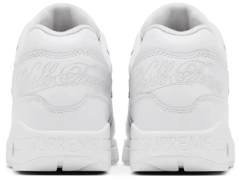 Nike Air Max 1 x Supreme 87 SP Triple White hybrid - material shoes