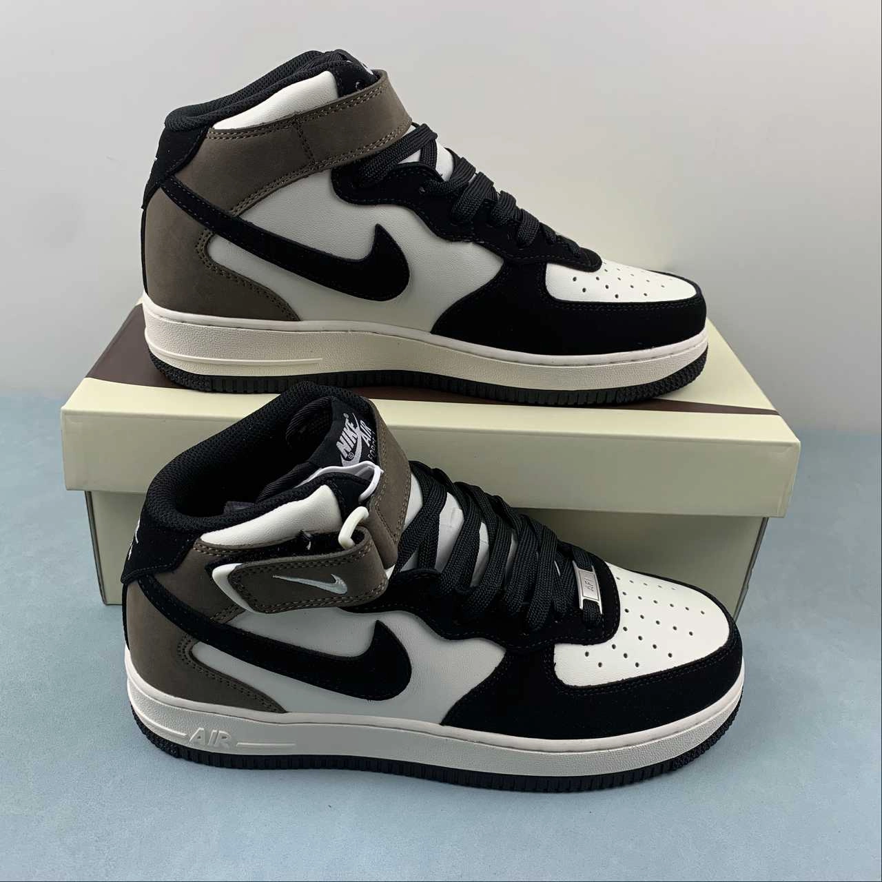 Comfort Guarantee Air Force 1 07 Mid Mocha Black White GH5696-023