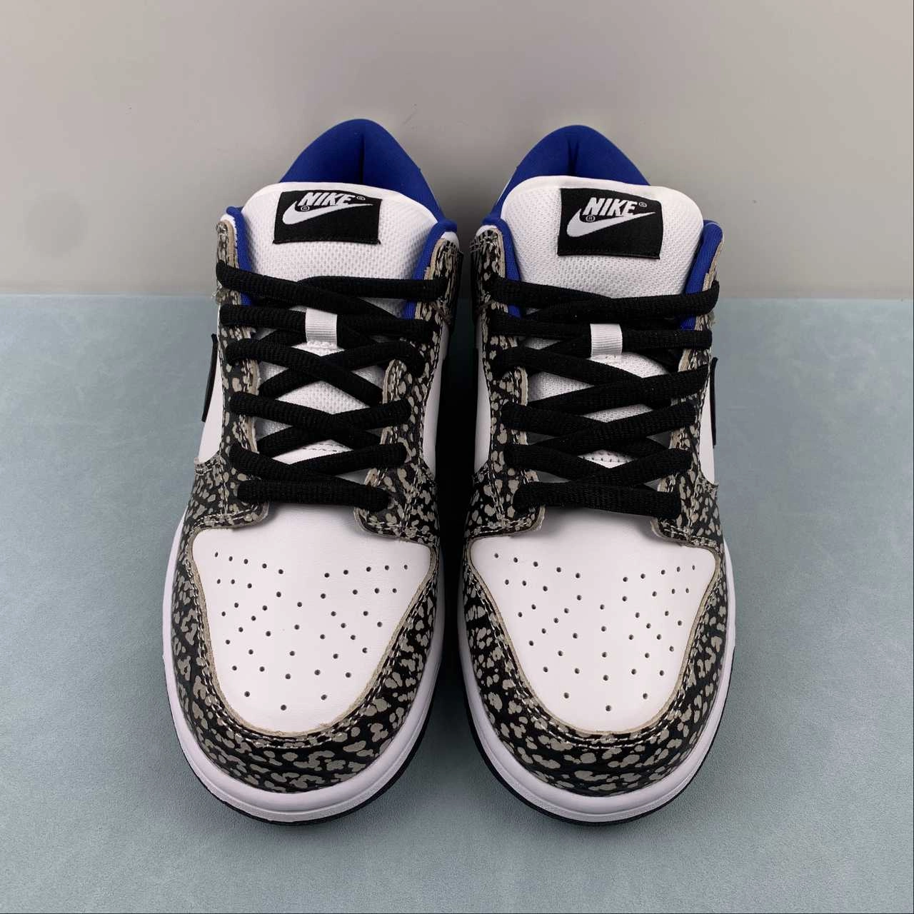 Supreme x Dunk Low Pro SB White Black Cement Gray 304292-001 Versatile Look