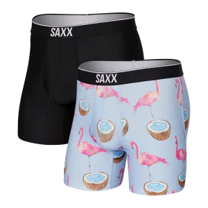 Flamingo Dream/Black Volt Boxer Briefs 2 Pack
