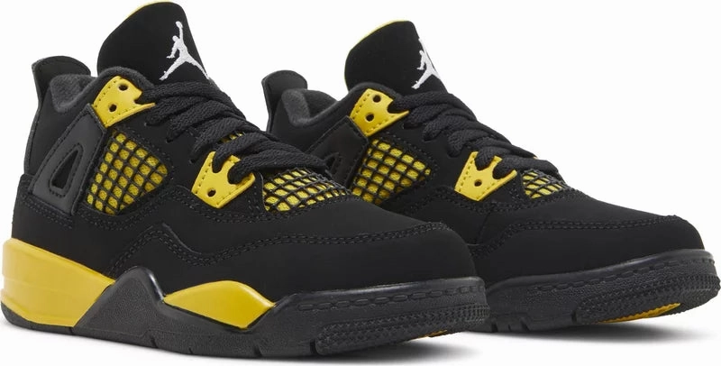 Fit Profile Nike Jordan 4 Yellow Thunder PS (Kids)