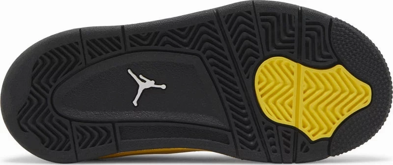 breathable panels Nike Jordan 4 Yellow Thunder PS (Kids)