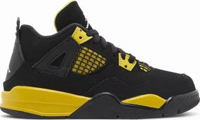 Clean Build Nike Jordan 4 Yellow Thunder PS (Kids)