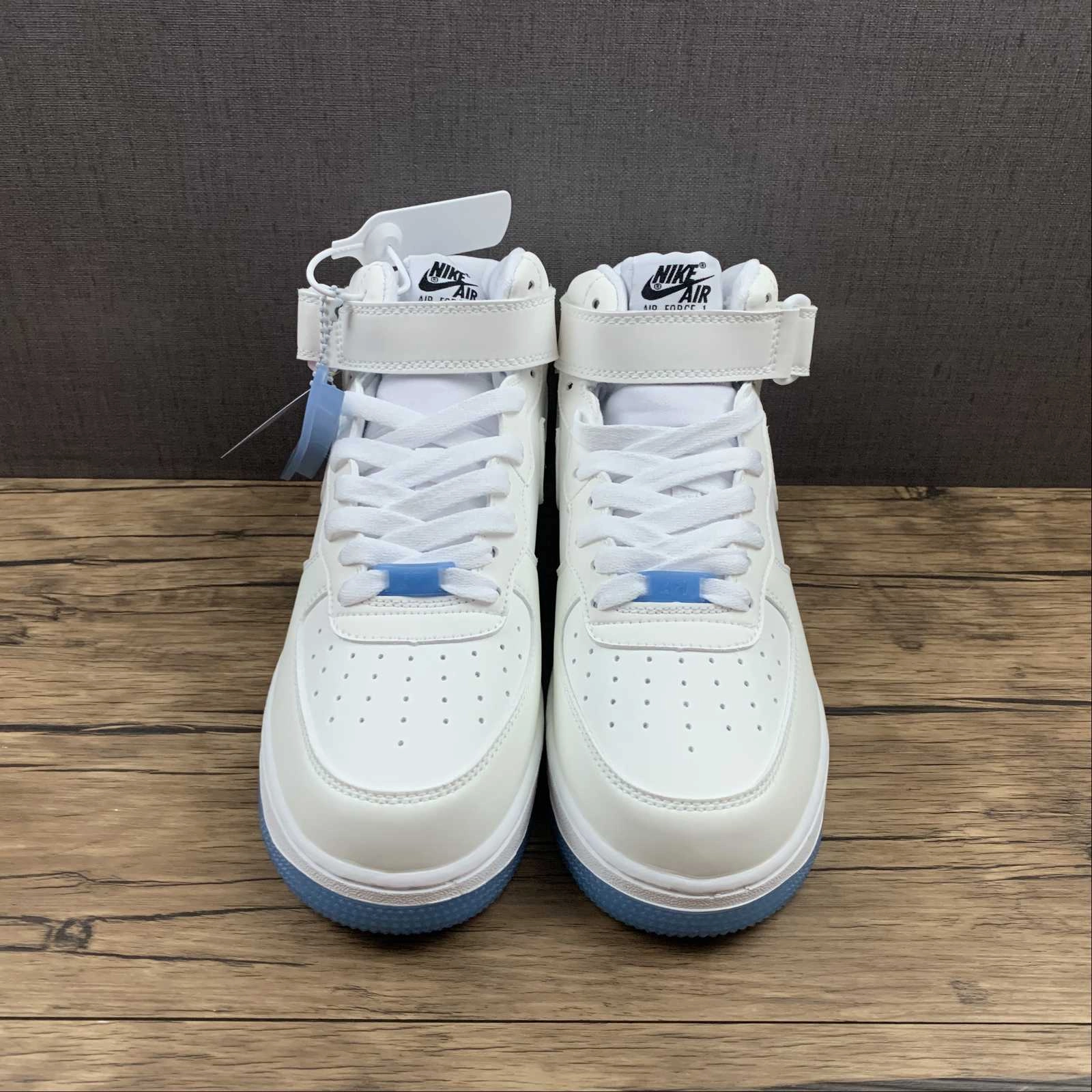 Slow Walks Air Touch Air Force 1 07 Mid LX White University Blue Pink Black DA8301-102