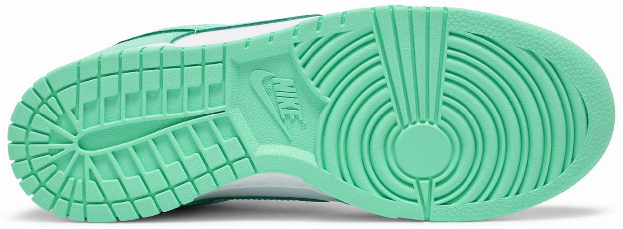 High Rebound Cushioning Soft Shell Nike Dunk Low Green Glow W