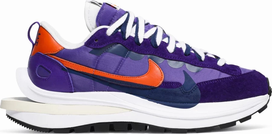 hook - and - loop running shoes Nike Sacai VapourWaffle Dark Iris
