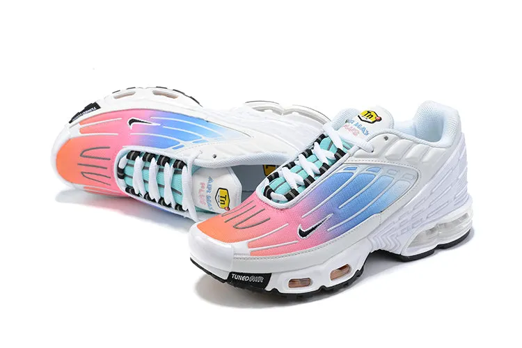 Stability Ride Air Max Plus 3 White Pink Blue CJ9684-115