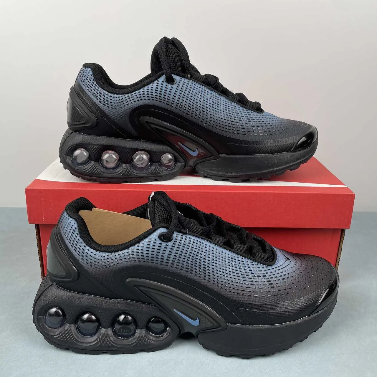 Air Max Dn Black Baltic Blue HV2524-001 amateur running shoes