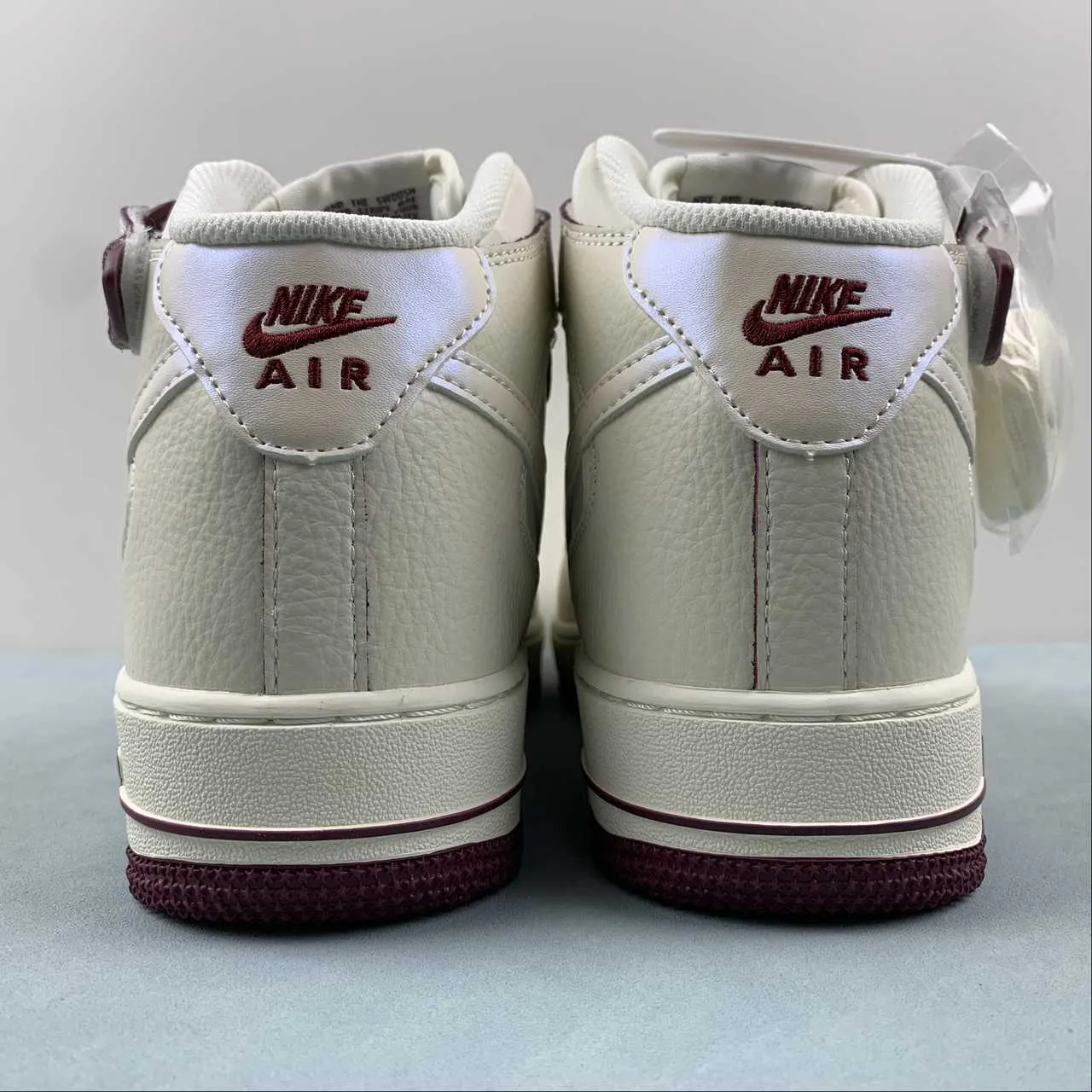 Air Force 1 07 Mid Off White Dark Red SG2356-803 Functional Style
