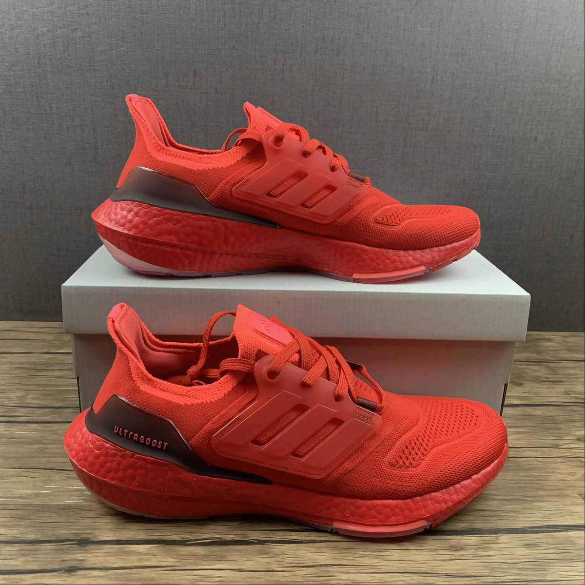 Adidas UltraBoost 22 Red Brown GX5462 Built-In Support