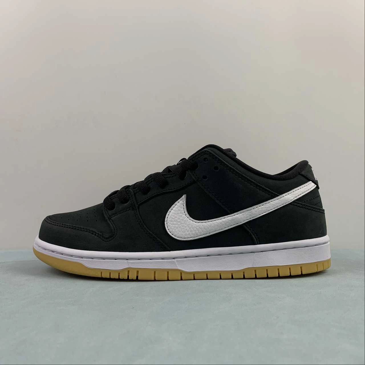 Effortless support SB Dunk Low Black White Gum Light Brown CD2563-006