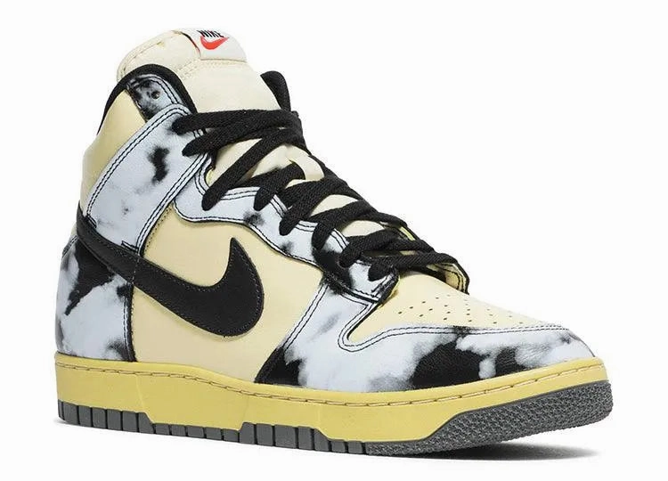 Adaptive Upper Breathable Perforations Nike Dunk High 1985 Black Acid