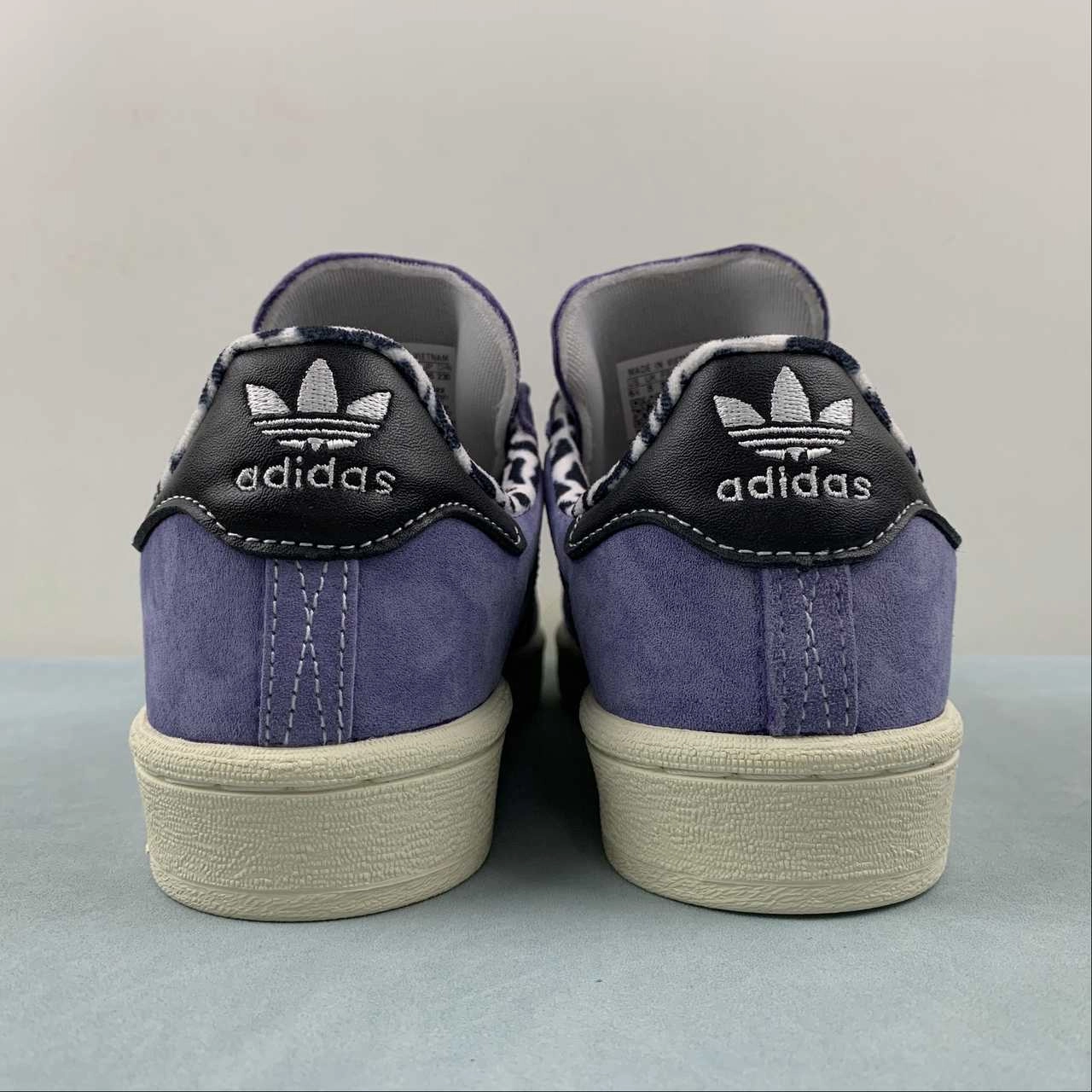 Adidas Campus 80s XLARGE Orbit Violet Orbit Violet Core Black Chalk White GW3247 snow walk