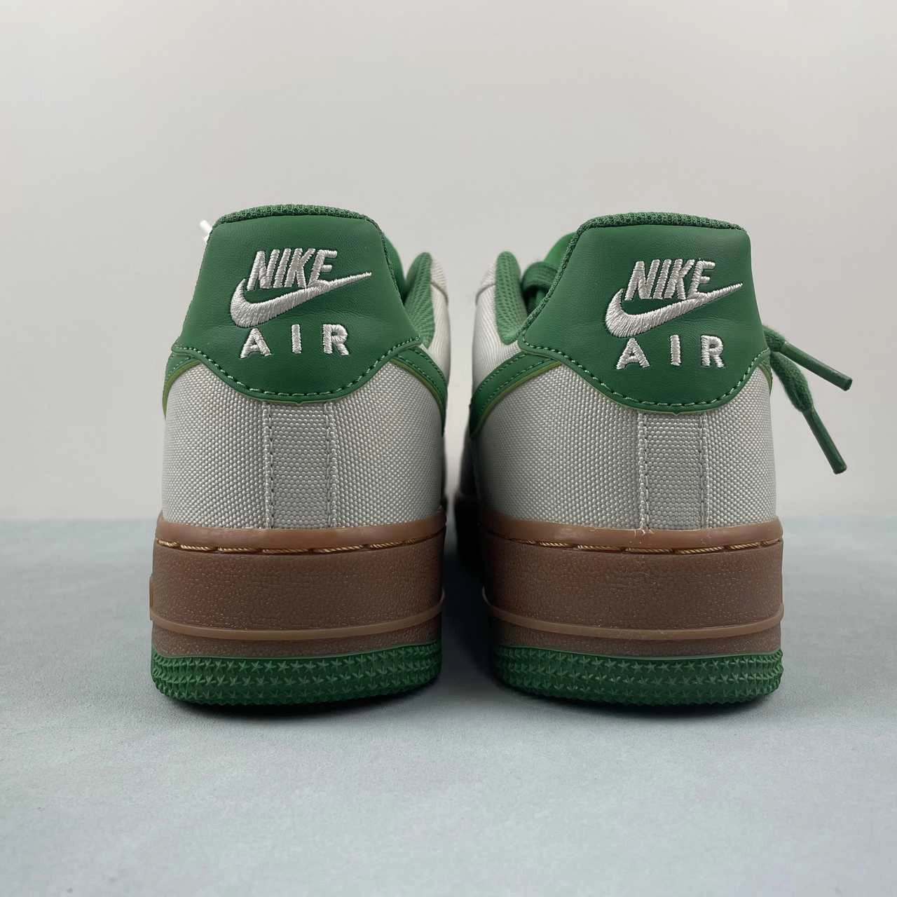 Air Force 1 07 Low Canvas Light Bone Aloe Green AJ7282-003 Friend Jog