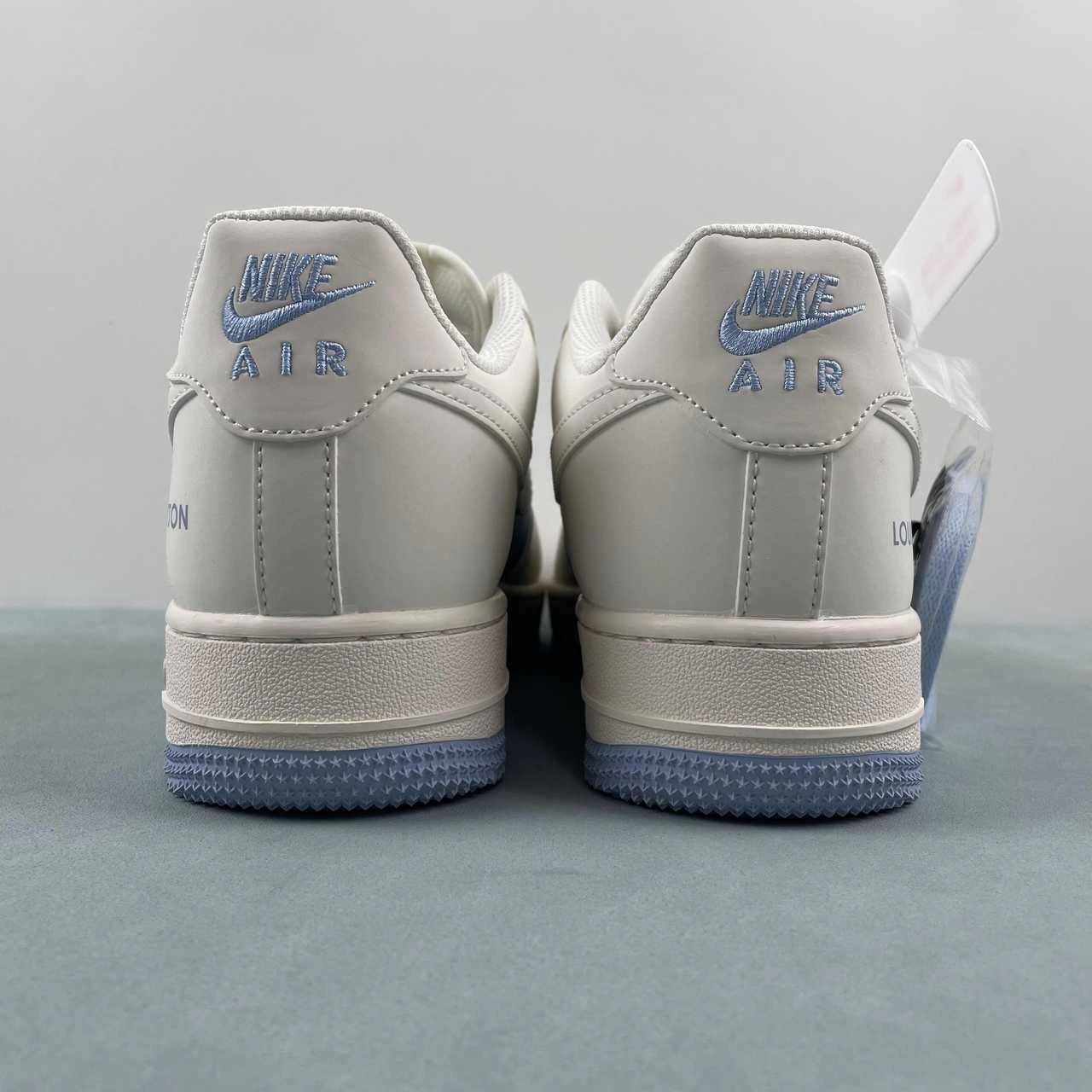 Air Force 1 07 Low LV Off White Blue BB9599-203 Relaxed Cushion Morning Pace