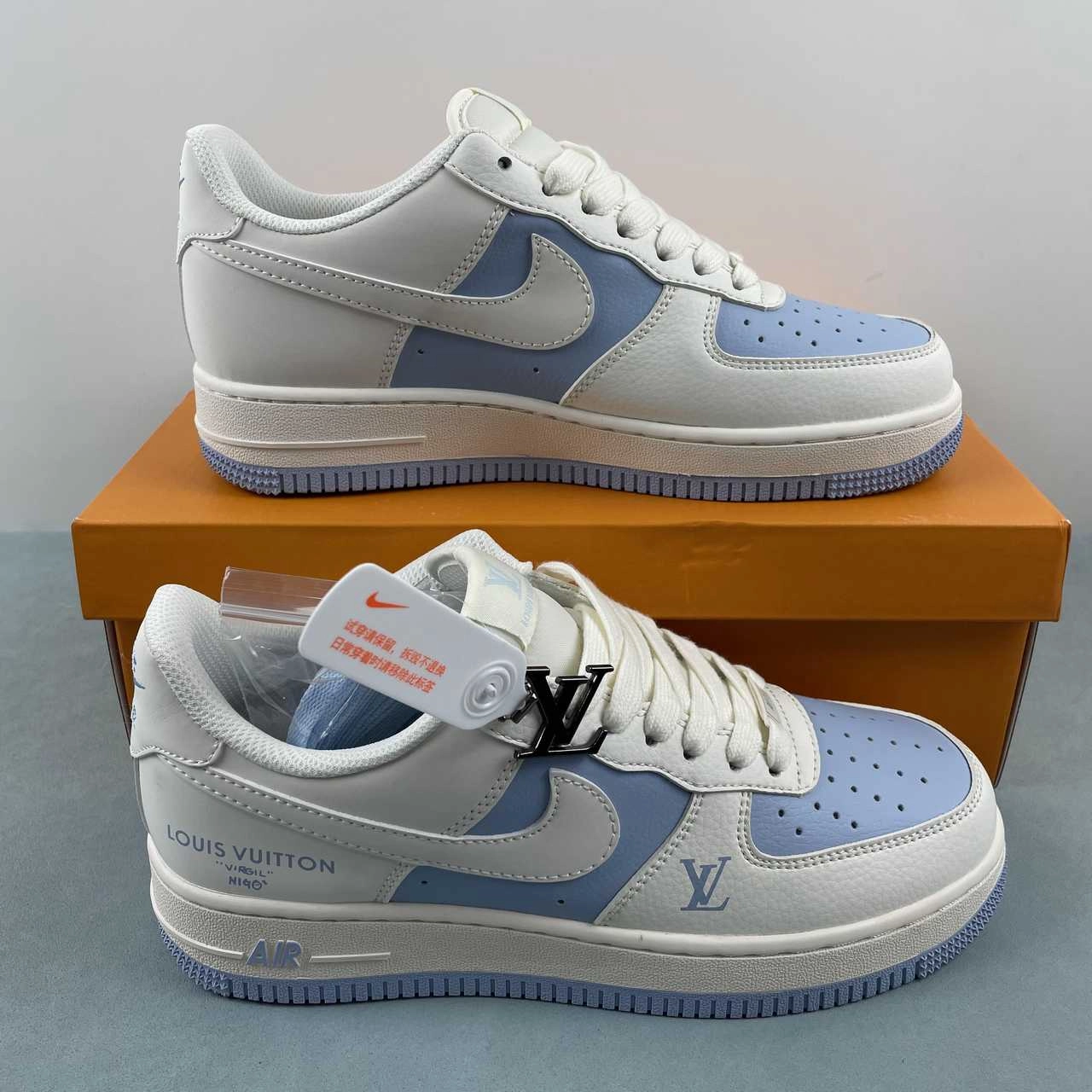 Air Force 1 07 Low LV Off White Blue BB9599-203 Versatile use