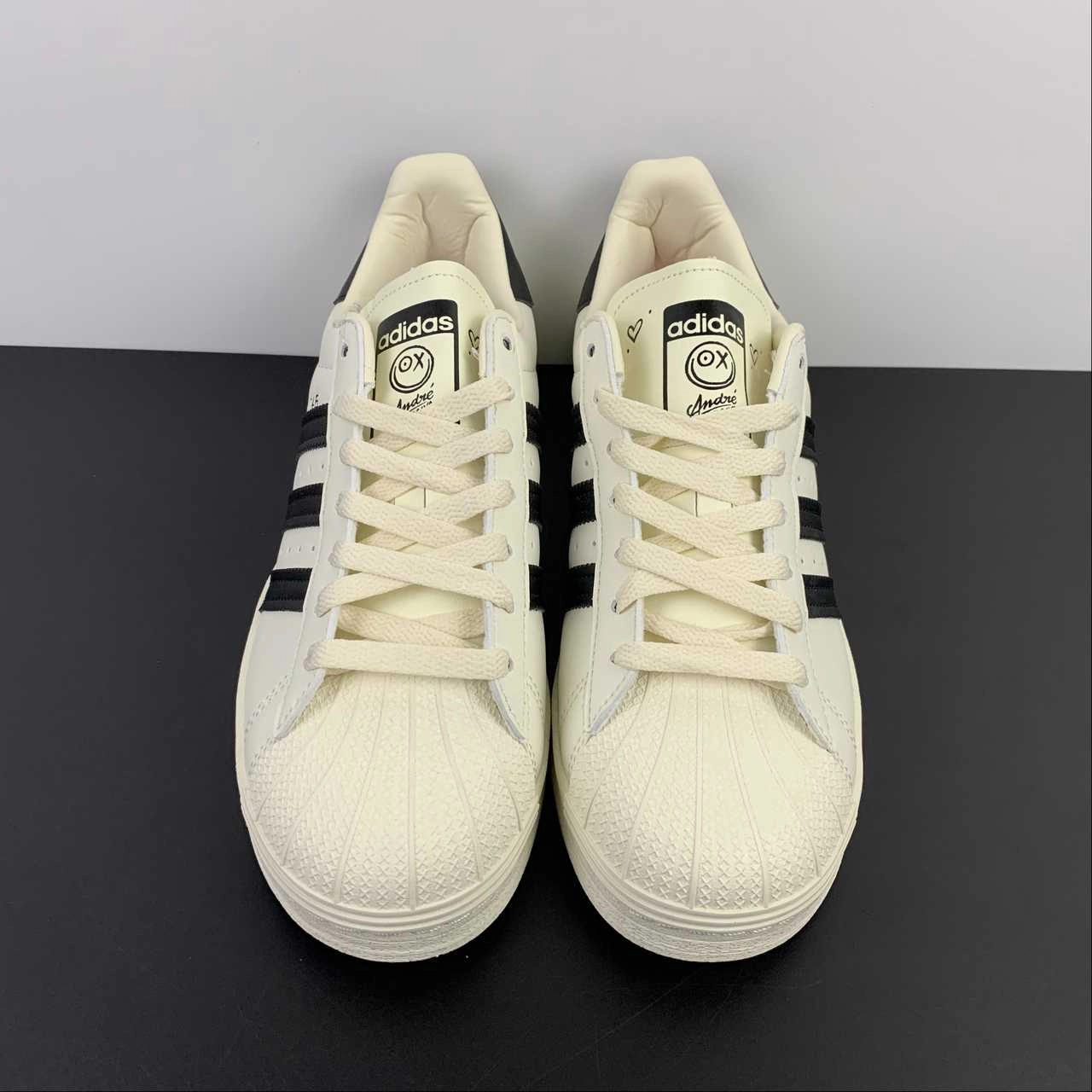Adidas Superstar x Andr?? Saraiva Cream White Core Black GZ2203 running - enjoyment