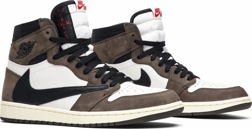 multi - density midsole shoes Anti   Fatigue Nike Jordan 1 High x Travis Scott OG Mocha
