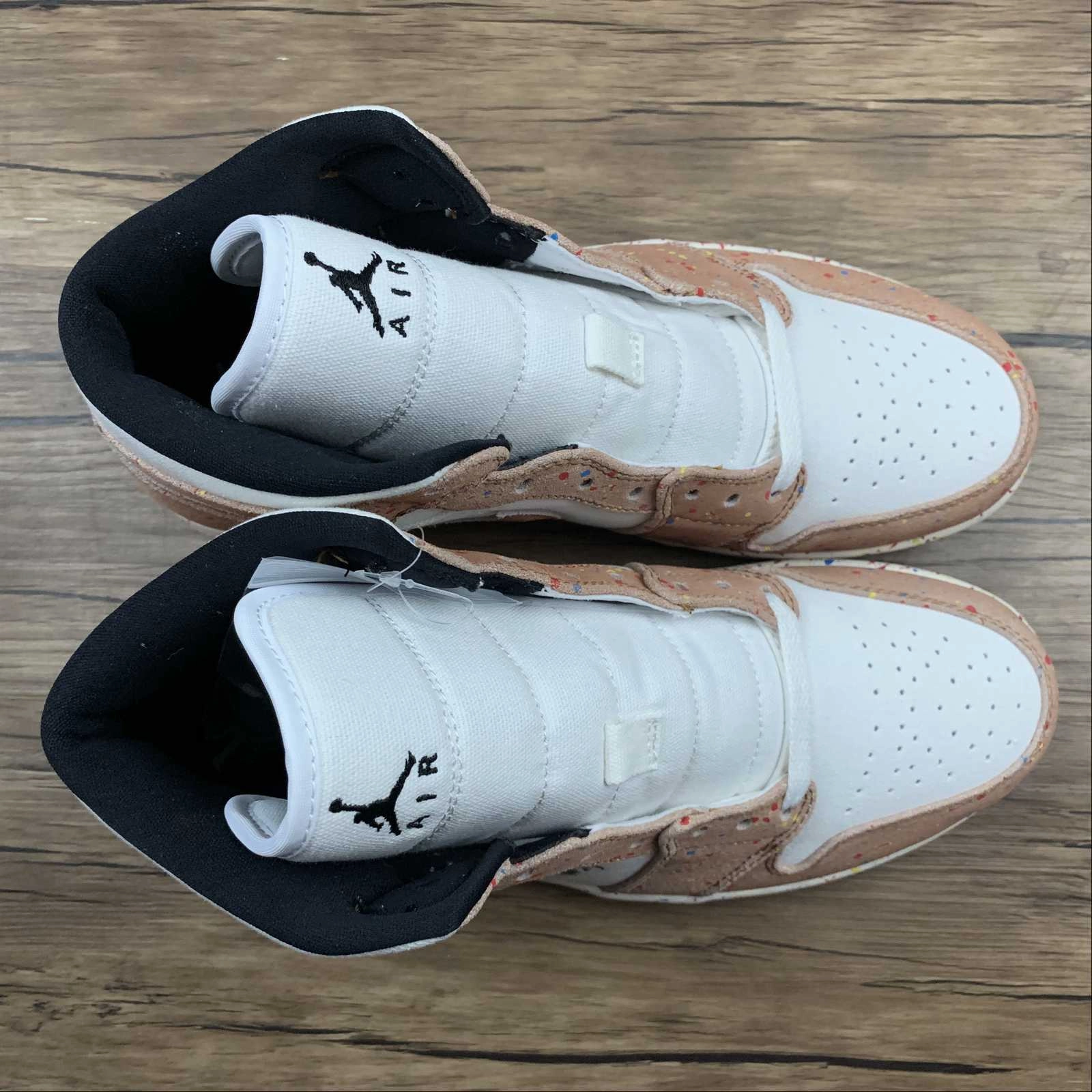 Elastic Collar Padding Air Jordan 1 Mid SE Sail Black-Cider-Chile Red (2021) DA8005-100