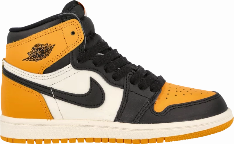 Nike Jordan 1 High Yellow Toe PS (Kids) Comfort Grip