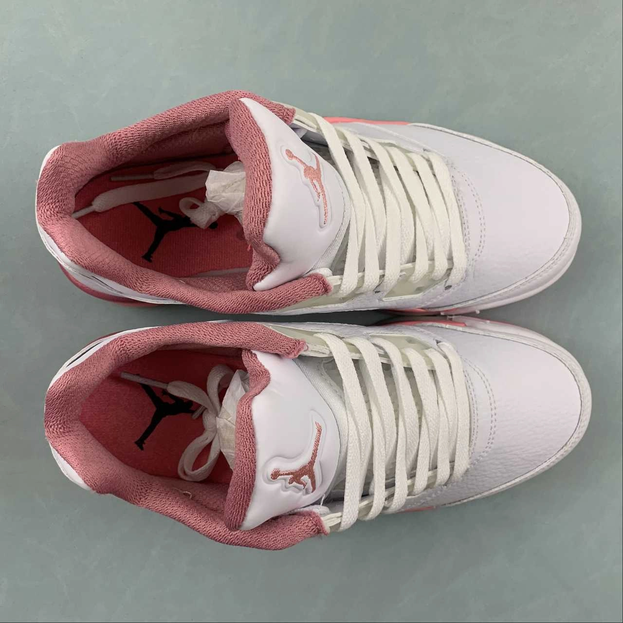 High Energy Quick Cut Air Jordan 5 Retro Low Fundamental White Coral Chalk Desert Berry DX4390-116