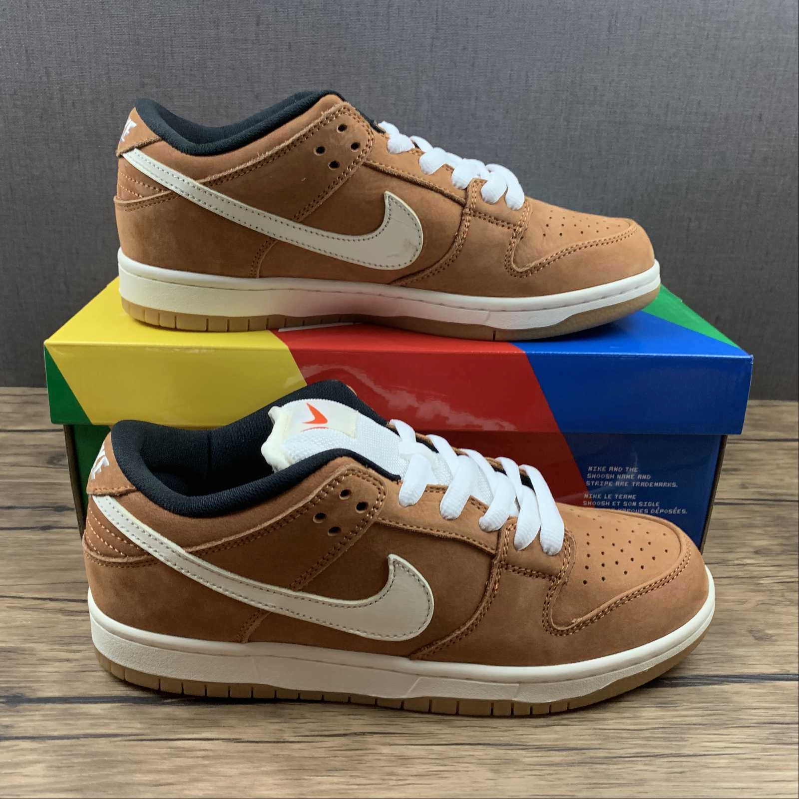 SB Dunk Low PRO ISO Dk Russet Sail Dk Russet Black DH1319-200 Casual Routine