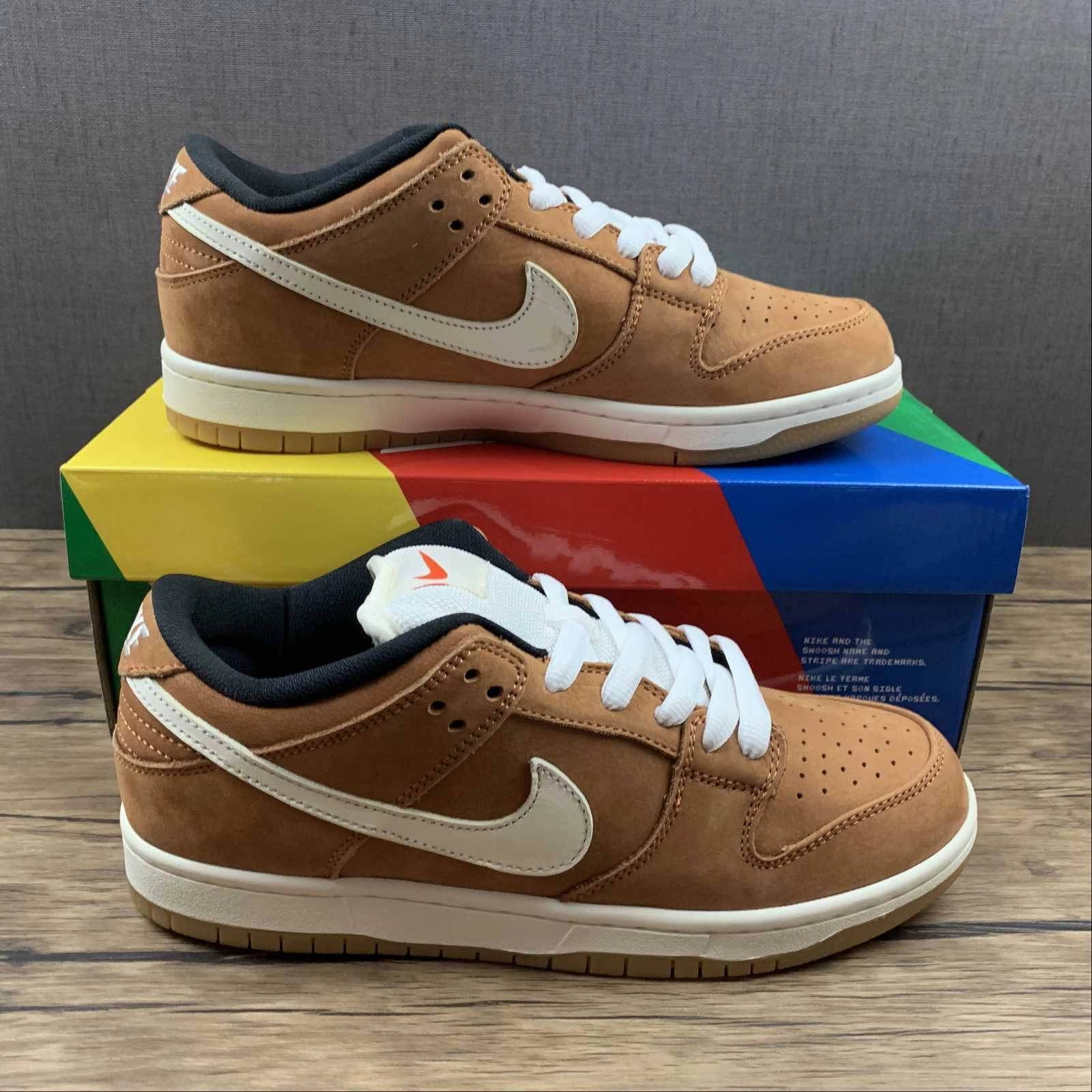 Slip Resistant Surface All-day Comfort SB Dunk Low PRO ISO Dk Russet Sail Dk Russet Black DH1319-200