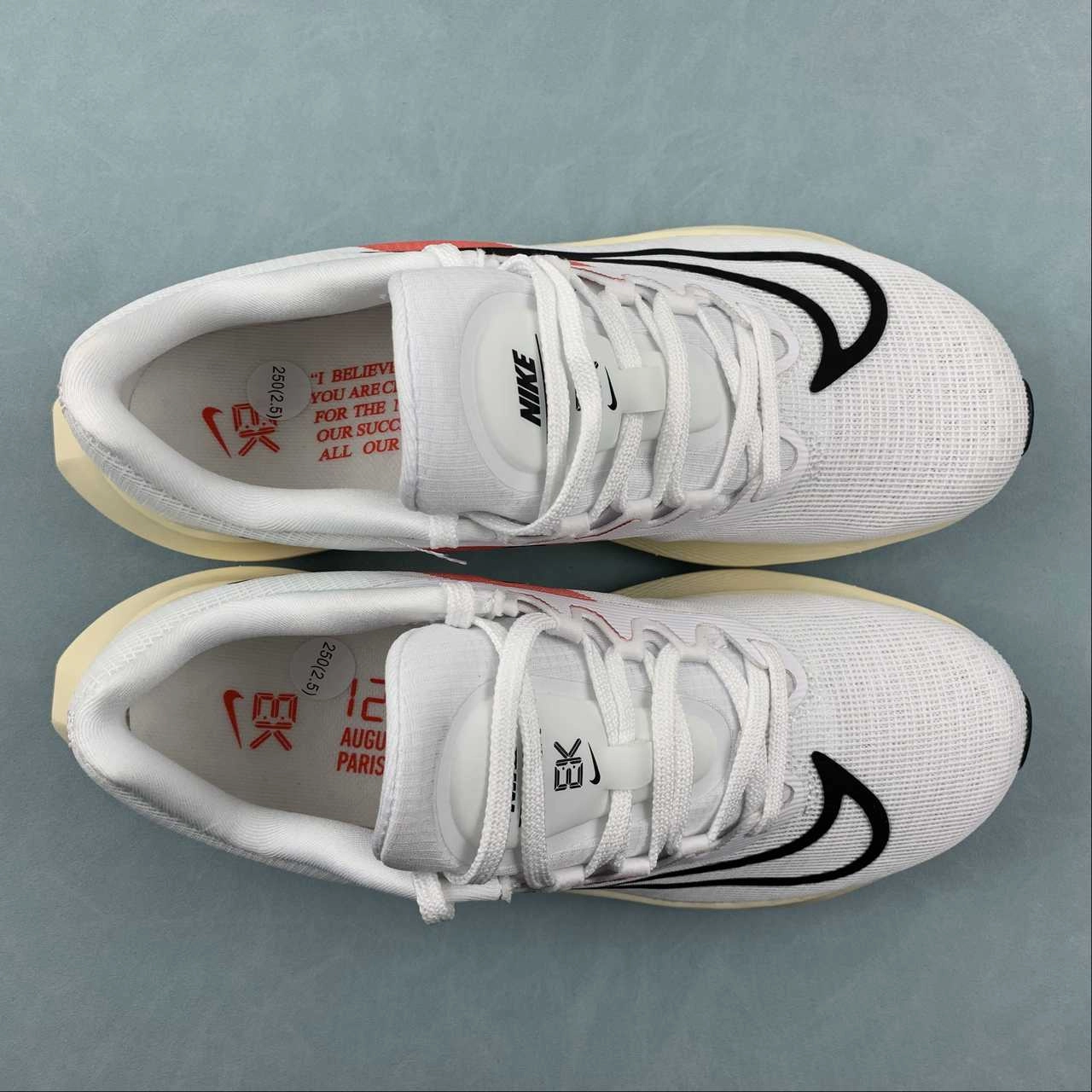 Zoom Fly 5 EK Eliud Kipchoge White Chile Red Coconut Milk Black FD6562-100 Back support High Activity