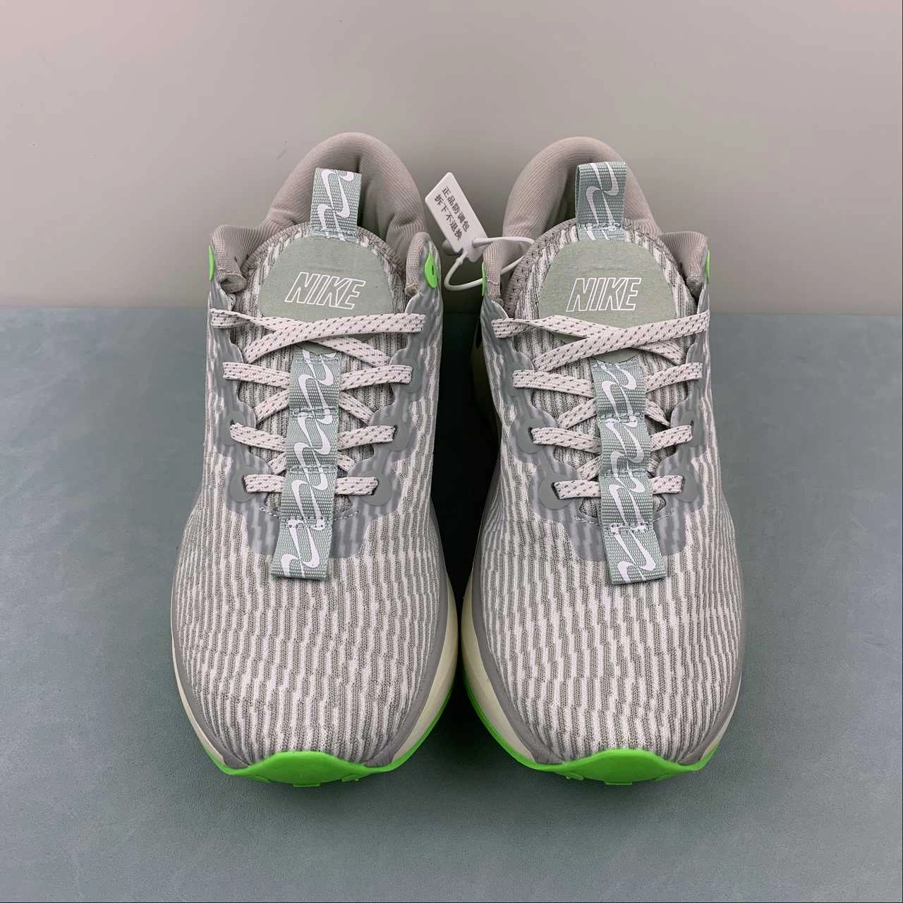 non - stretchy upper shoes Nike Motiva Light Silver Green Strike Coconut Milk DV1238-002