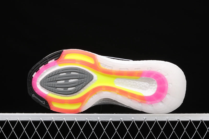 Travel Fit All-day shock absorption Adidas UltraBoost 21 Black White FY0356