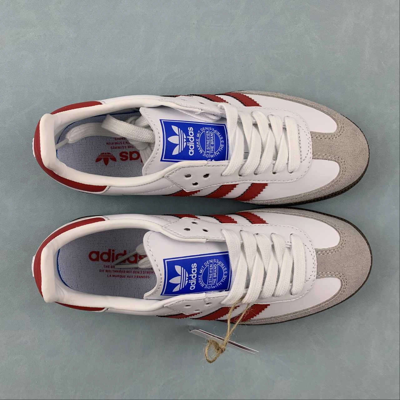 Arch Care Adidas SAMBA OG White Better Scarlet Supplier Color IG1025