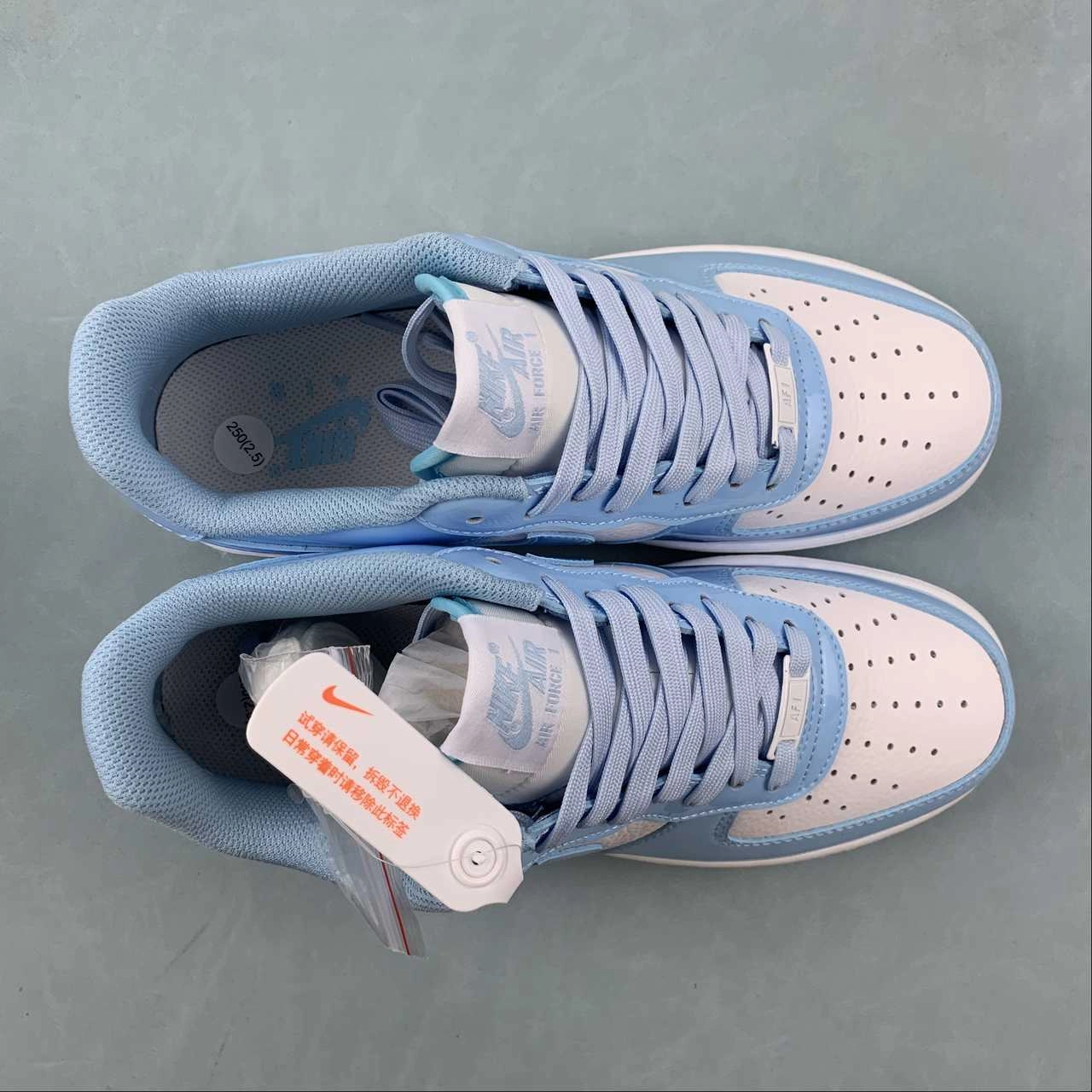 Cliff Path Farm Hike Air Force 1 07 Low Lackleder White Blue HP3656-533