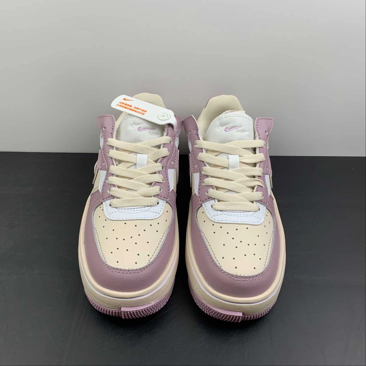Easy Step Air Force 1 FONTANKA Beige White Purple CW6688-609