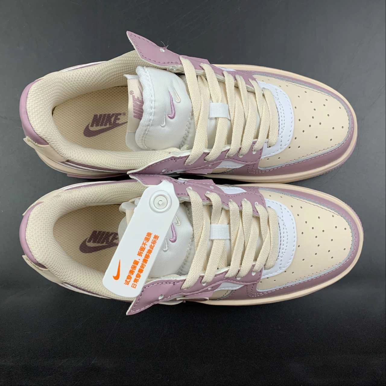 Quick Outing Air Force 1 FONTANKA Beige White Purple CW6688-609