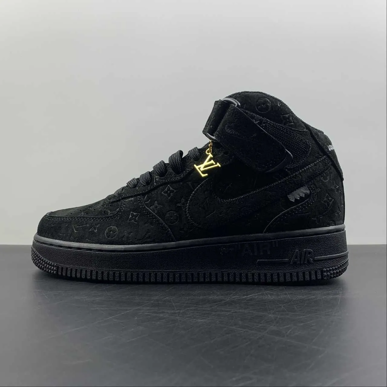 Air Force 1 07 Mid X Louis Vuitton Black 1A9HD7 Holiday Comfort