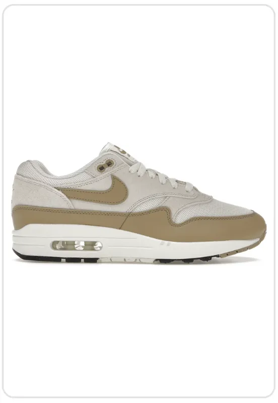 wide - toe - box running shoes Nike Air Max 1 Essential Phantom Khaki