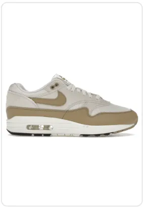 wide - toe - box running shoes Nike Air Max 1 Essential Phantom Khaki