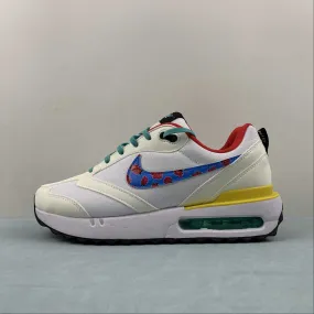 running speed training Air Max Dawn White Multi-Color Washed Teal Vivid Sulfur Siren Red DQ7772-100