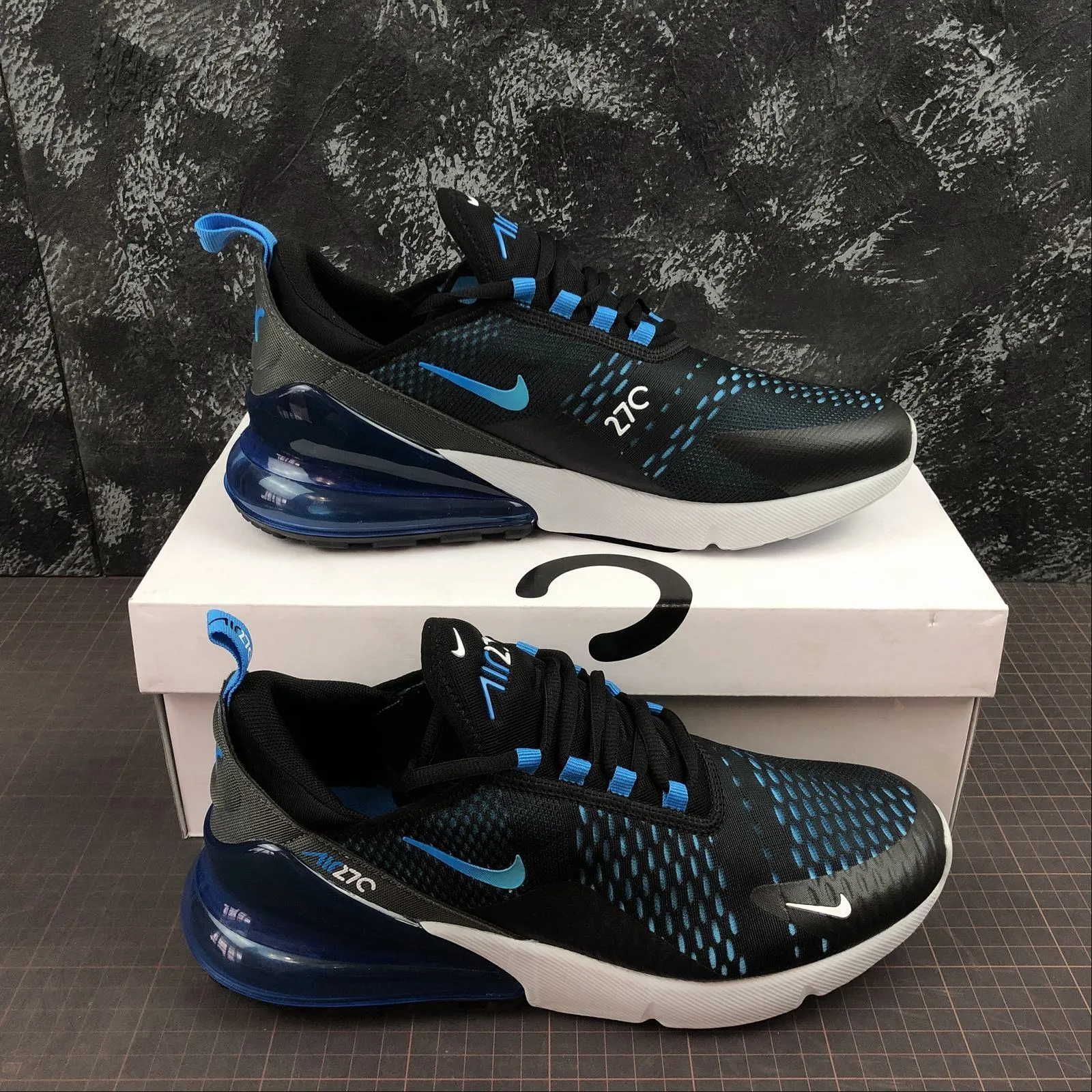 heart health Air Max 270 Black Photo Blue Blue Fury AH8050-019