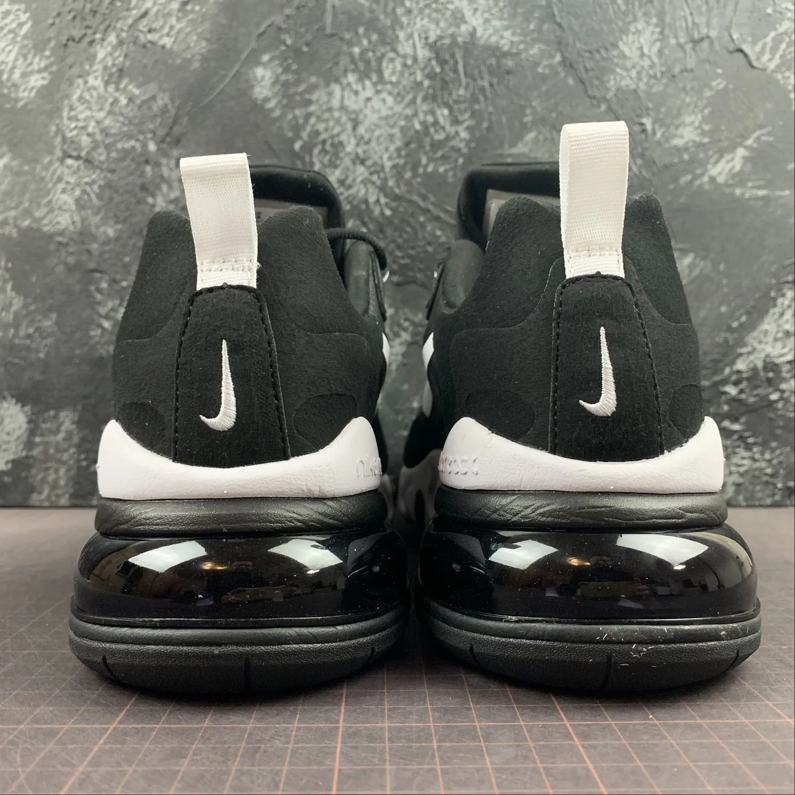 Air Max 270 React Black White AO4971-004 desert - themed running gear