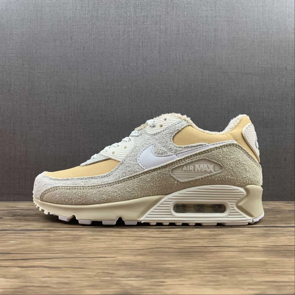 hurdles shoes Air Max 90 Wild Twine Light Bone White Gray DC5271-737