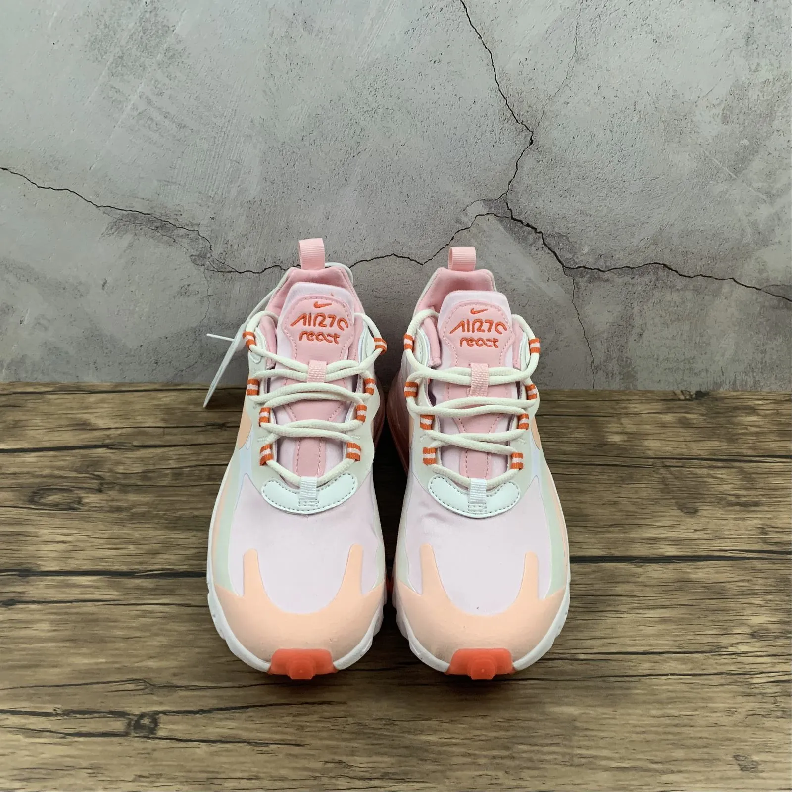 Air Max 270 React Summit White Crimson Tint CJ0619-103 romance - themed running option beginner runner's shoe pick