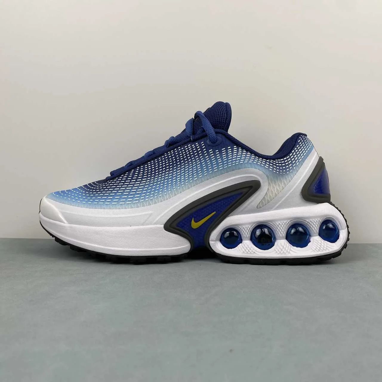 fade - resistant dance - shoes Air Max Dn Racer Blue Vibrant Yellow HF5531-400