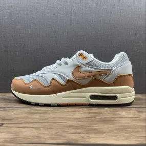 Patta x Air Max 1 Monarch Special Box Metallic Silver Pure Platinum DH1348-001 budget - friendly shoe price uneven - terrain shoes