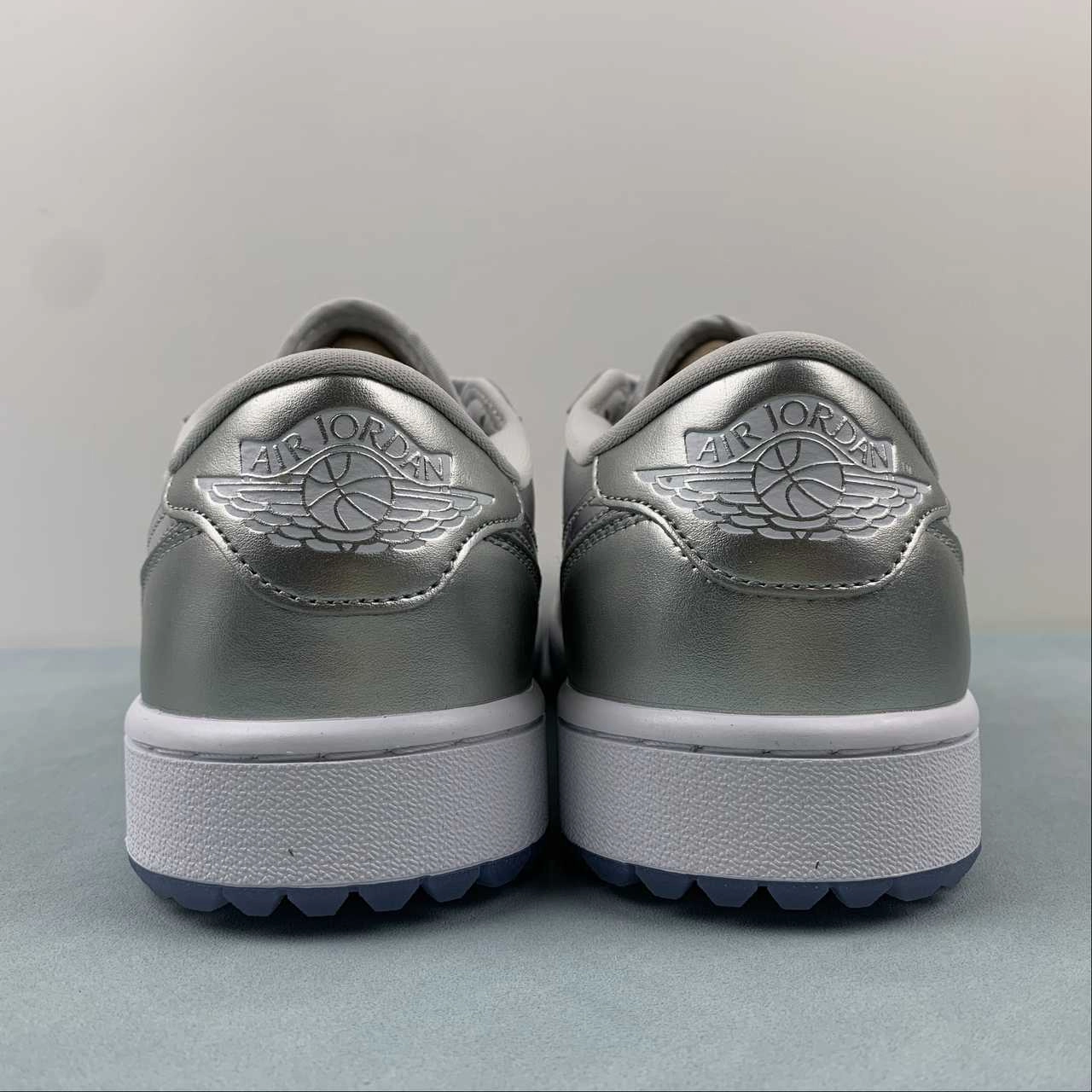 Sophisticated piece Air Jordan 1 Low Golf Gift Giving Metallic Silver Photon Dust White FD6848-001