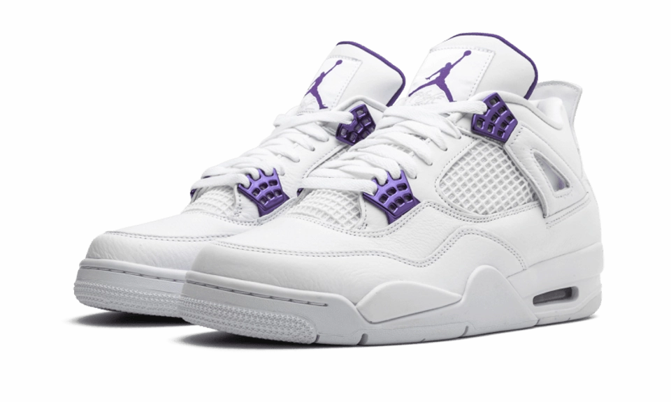Breathable piece Tailored Comfort Air Jordan 4 Retro Metallic Purple