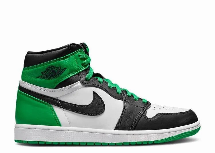 Thick sole Air Jordan 1 High Lucky Green