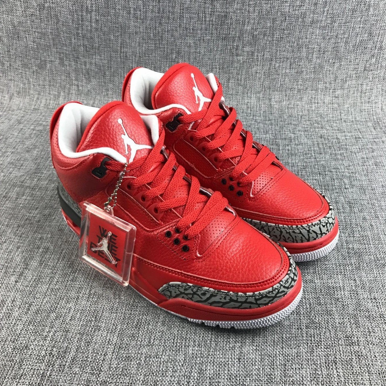 Air Jordan 3 Retro Grateful DJ Khaled Big Red 580775-601 Feel Stable