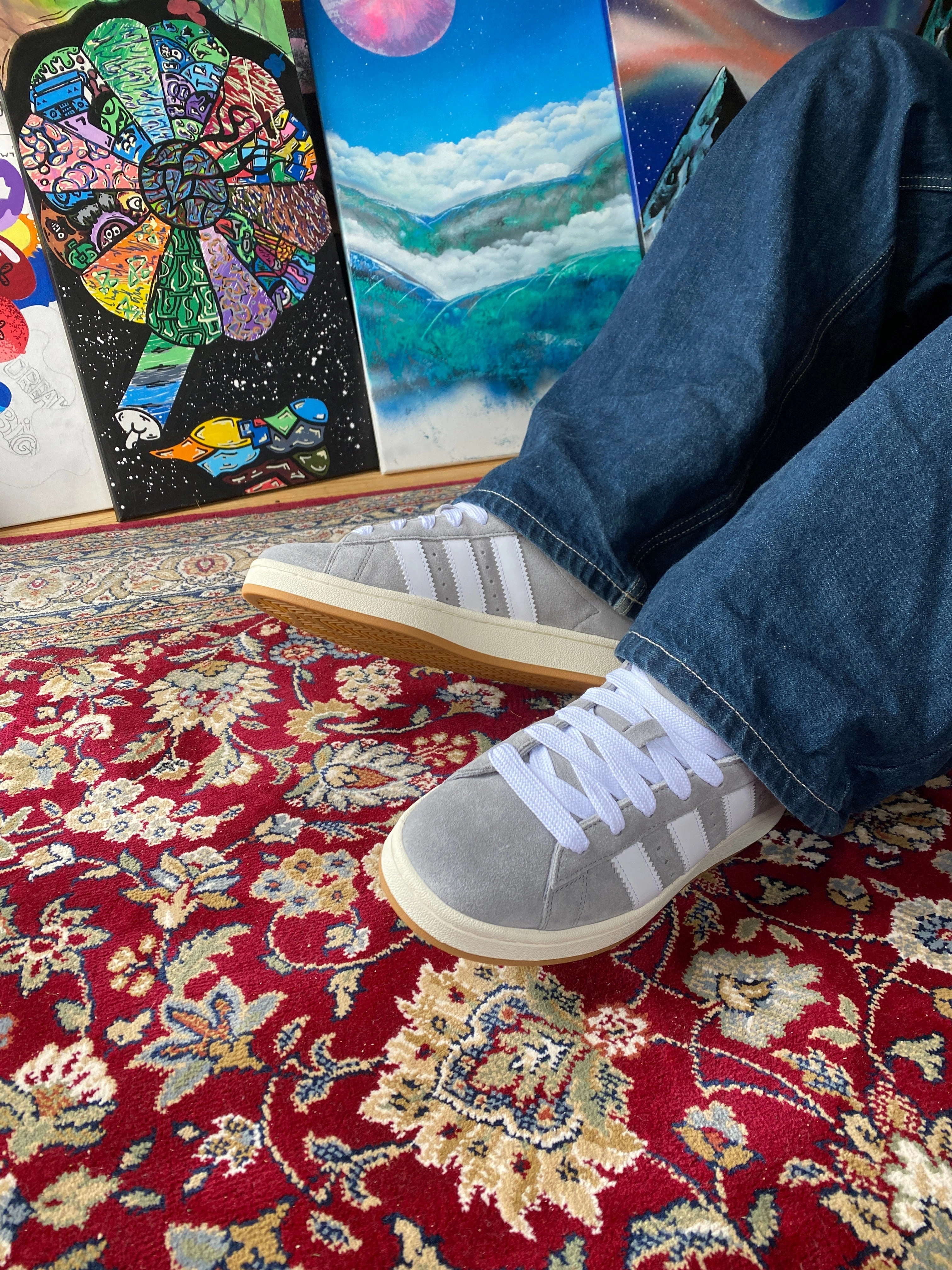 Adidas Campus 00s Grey White Relaxed Look Style Go